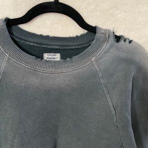 Citizens of Humanity Destructed Crop Sweatshirt